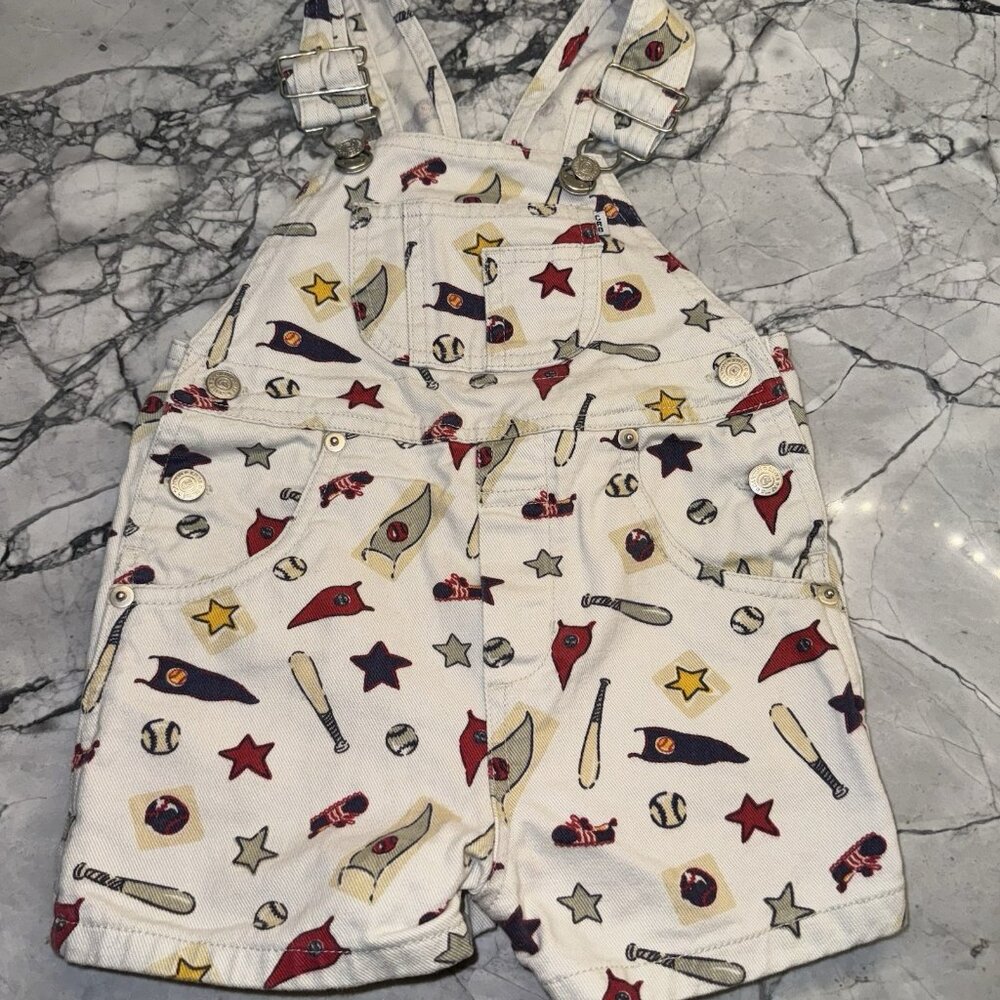 Canyon River Blues Vintage 24 Months Overall Shortalls Baseball